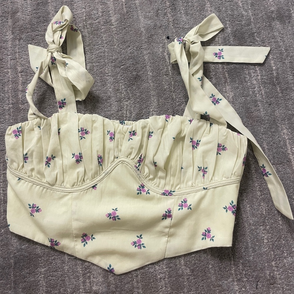 Princess polly floral corset top